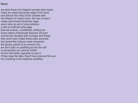 poetry/resin screenshot