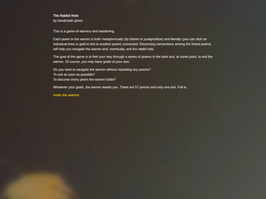 The Rabbit Hole screenshot