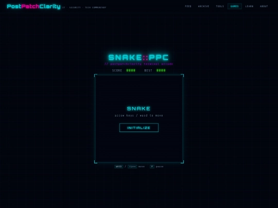 snake screenshot