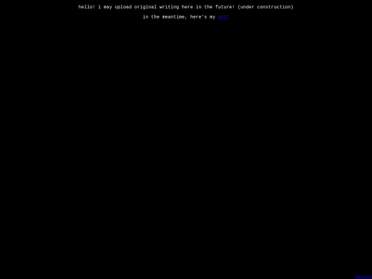 writing screenshot