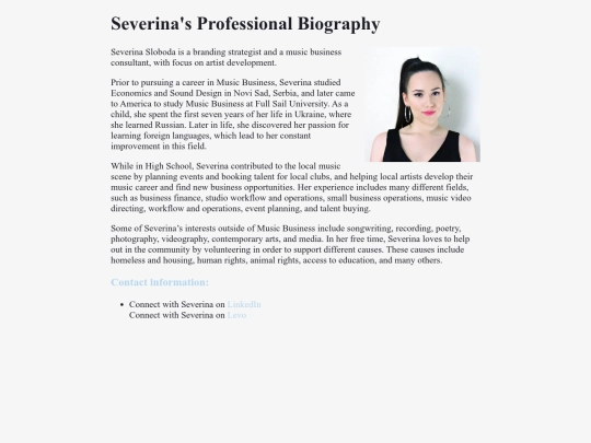 biography screenshot