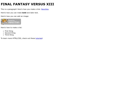 index screenshot