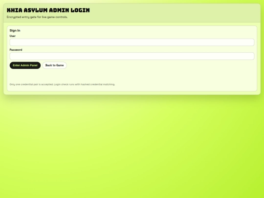 admin-panel screenshot