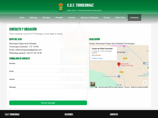contacto screenshot