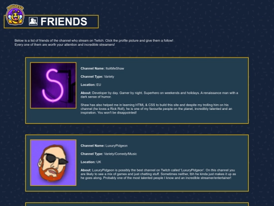friends screenshot
