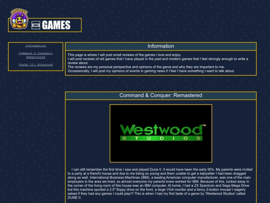 games screenshot