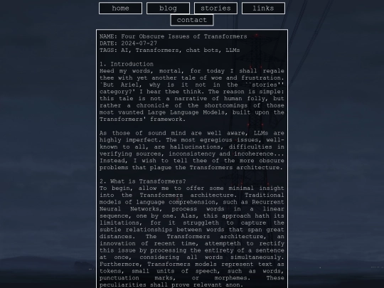 posts/four-obscure-issues-of-transformers screenshot