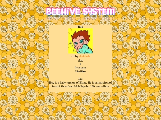 bug screenshot