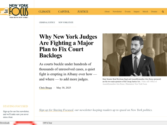 bail reform/Why New York Judges Are Fighting a Major Plan to Fix… ｜ New York Focus (4_9_2026 7：23：57 AM) screenshot