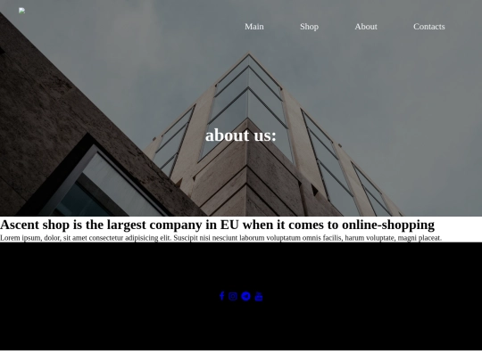 online-shop/about screenshot