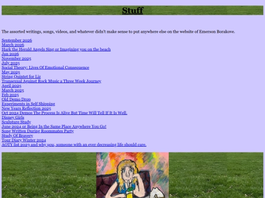 Writing screenshot