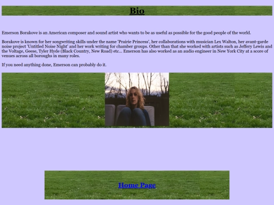bio screenshot