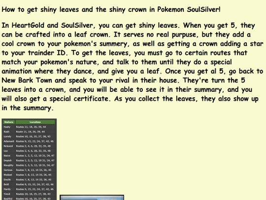 guide-shinyleaves screenshot