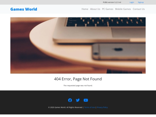 not_found screenshot