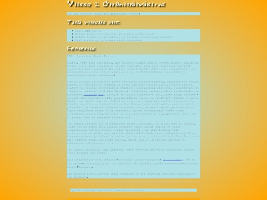 oppimispaivakirja/viikko2 screenshot