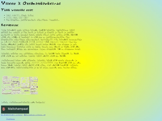oppimispaivakirja/viikko3 screenshot