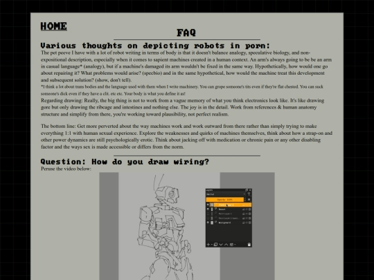 faq screenshot