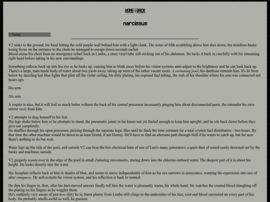 txt/narcissus screenshot