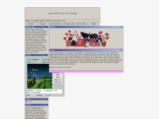unused pages/oldsite screenshot