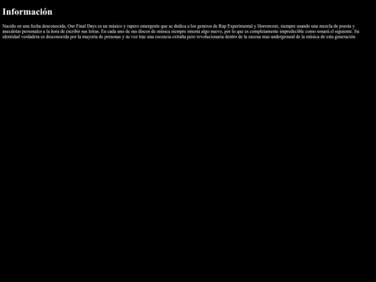 Info screenshot