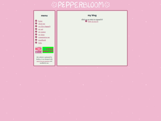 blog screenshot