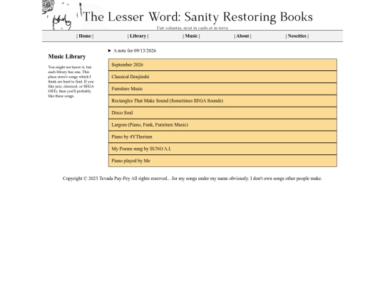 AudioLibrary screenshot