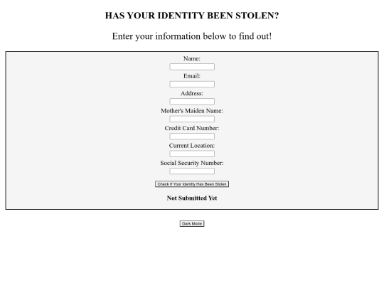 identity screenshot