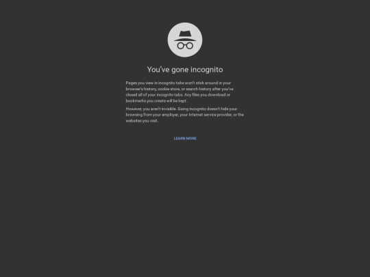 incognito screenshot