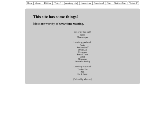 index screenshot
