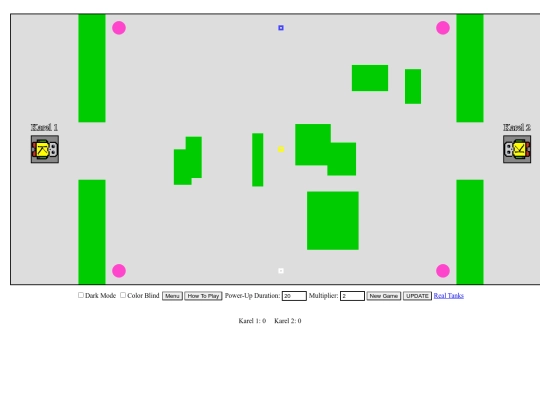 karel/tanks screenshot