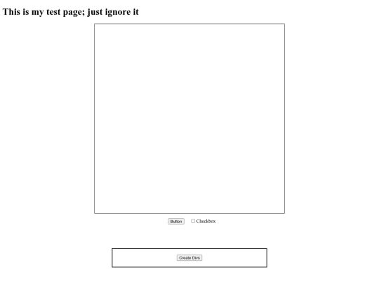 test screenshot