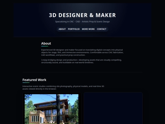 heinzeportfolio screenshot