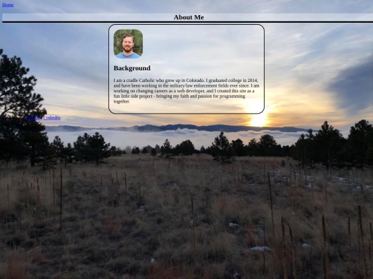 about-me screenshot
