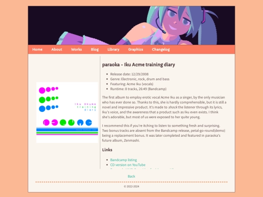 music/paraoka-iku screenshot