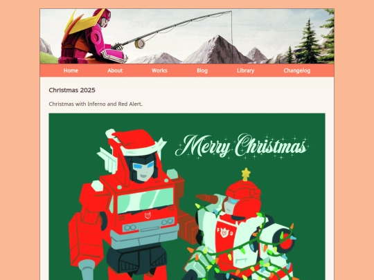 works/transformers/artlog-christmas2025 screenshot