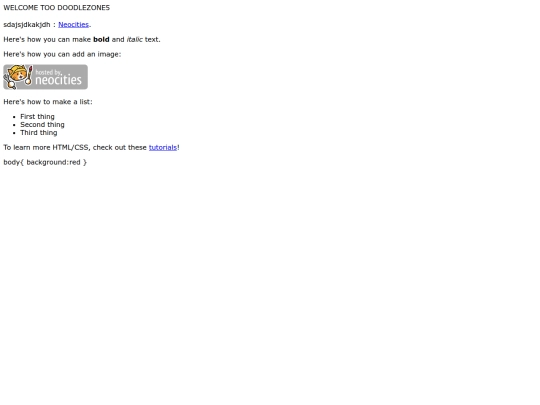 index screenshot