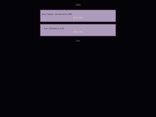 blog0/void screenshot