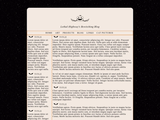 blog screenshot