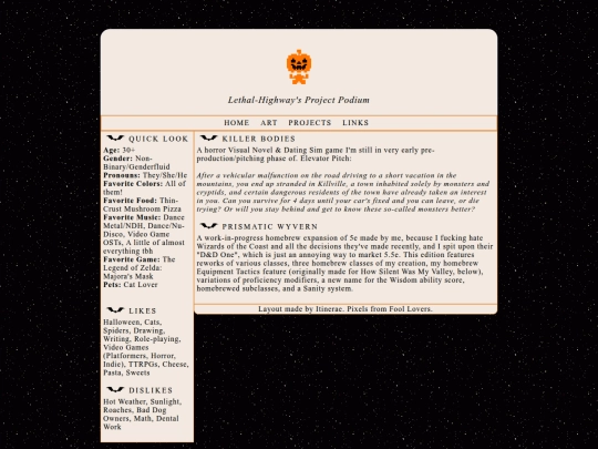 projects screenshot