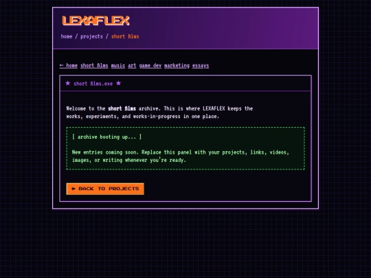 short-films screenshot