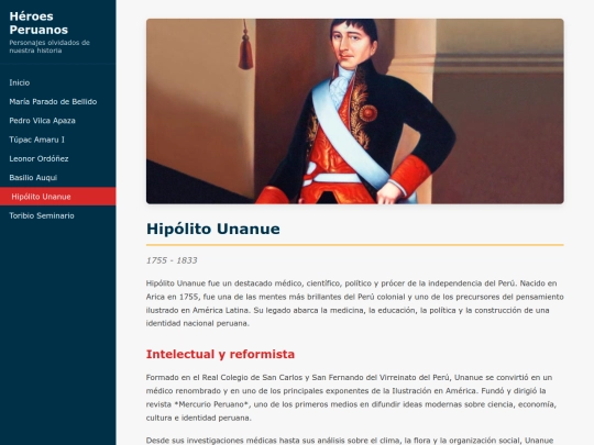 heroes/hipolito-unanue screenshot