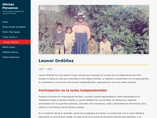 heroes/leonor-ordonez screenshot