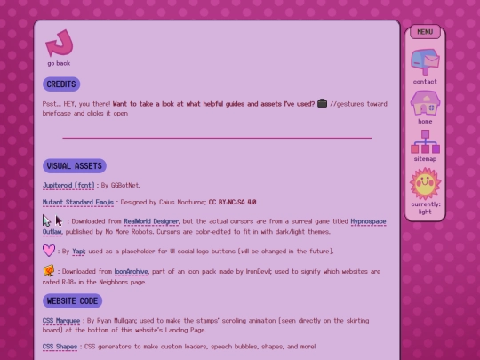 credits screenshot