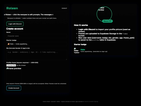 index screenshot