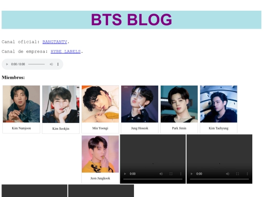 página web screenshot