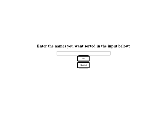 arraysort screenshot