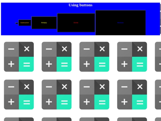 buttons screenshot