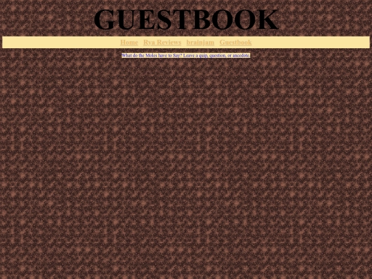 guestbook screenshot