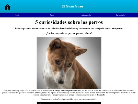 AW/PaginaWebCuriosidades screenshot