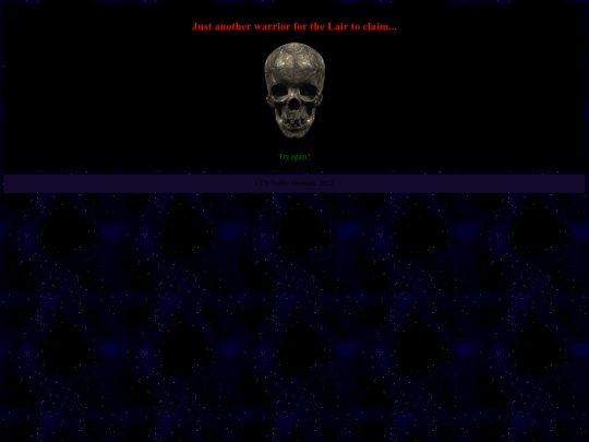 gameover screenshot